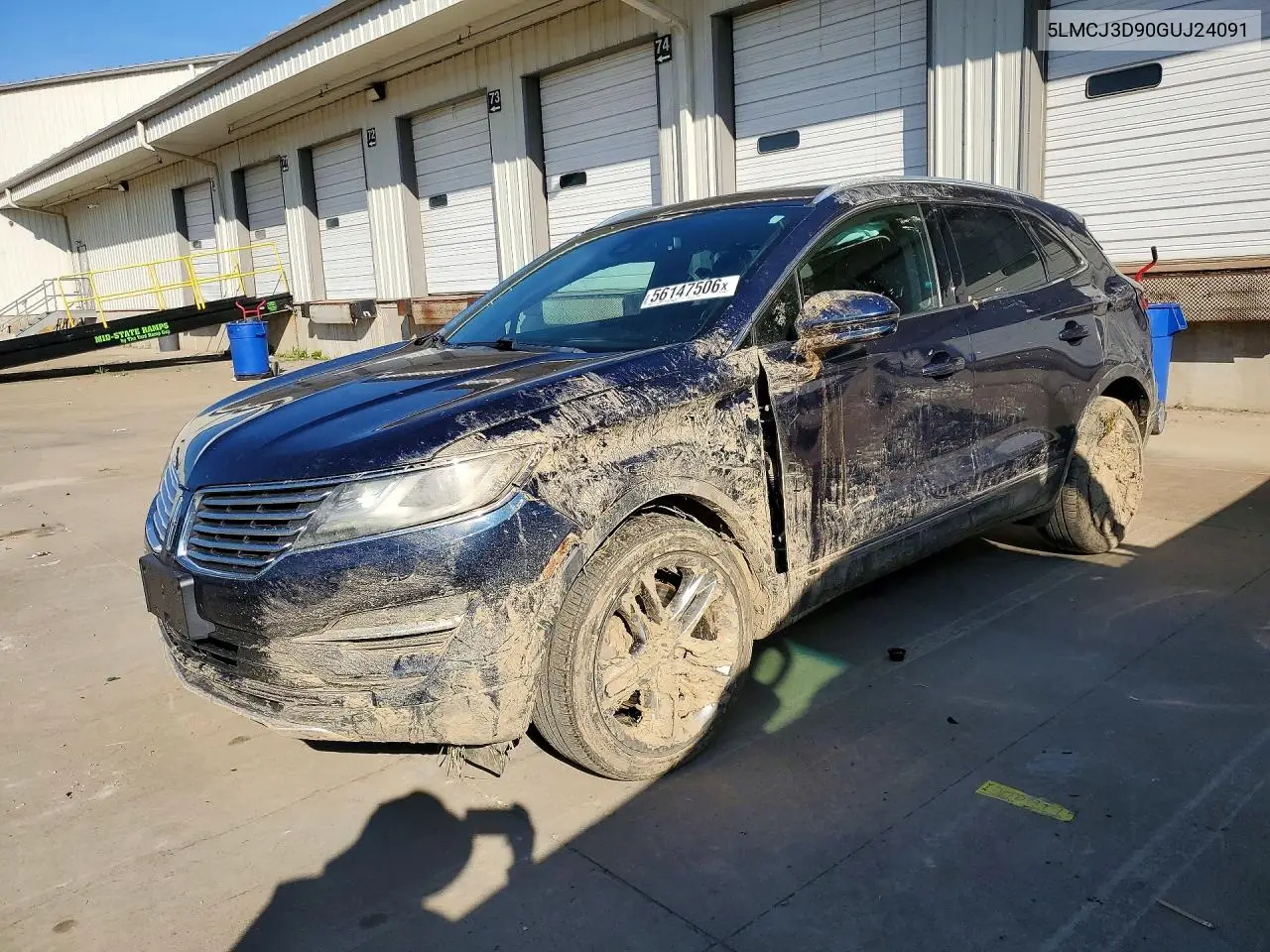 2016 Lincoln Mkc Reserve VIN: 5LMCJ3D90GUJ24091 Lot: 56147506