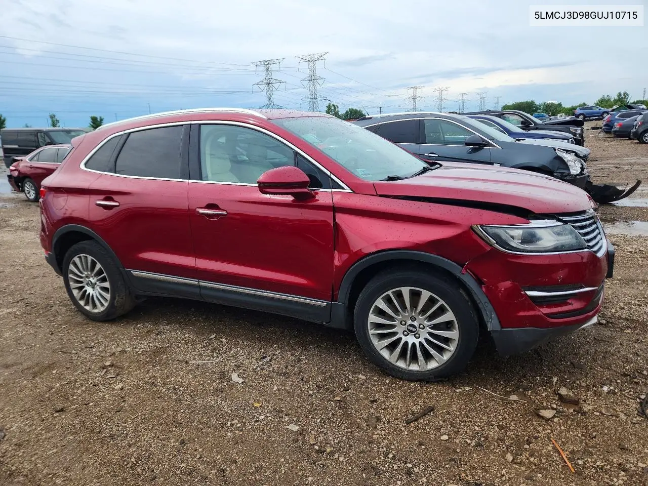 2016 Lincoln Mkc Reserve VIN: 5LMCJ3D98GUJ10715 Lot: 56968276