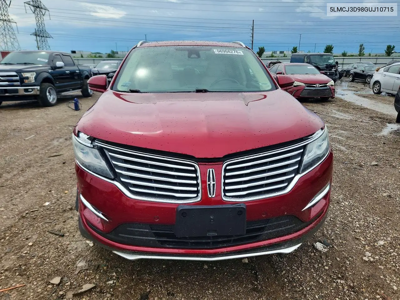 2016 Lincoln Mkc Reserve VIN: 5LMCJ3D98GUJ10715 Lot: 56968276