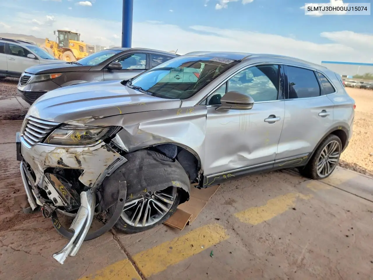 2016 Lincoln Mkc Reserve VIN: 5LMTJ3DH0GUJ15074 Lot: 57543976