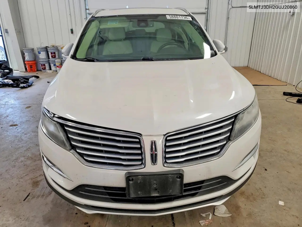 2016 Lincoln Mkc Reserve VIN: 5LMTJ3DH2GUJ20860 Lot: 58801736
