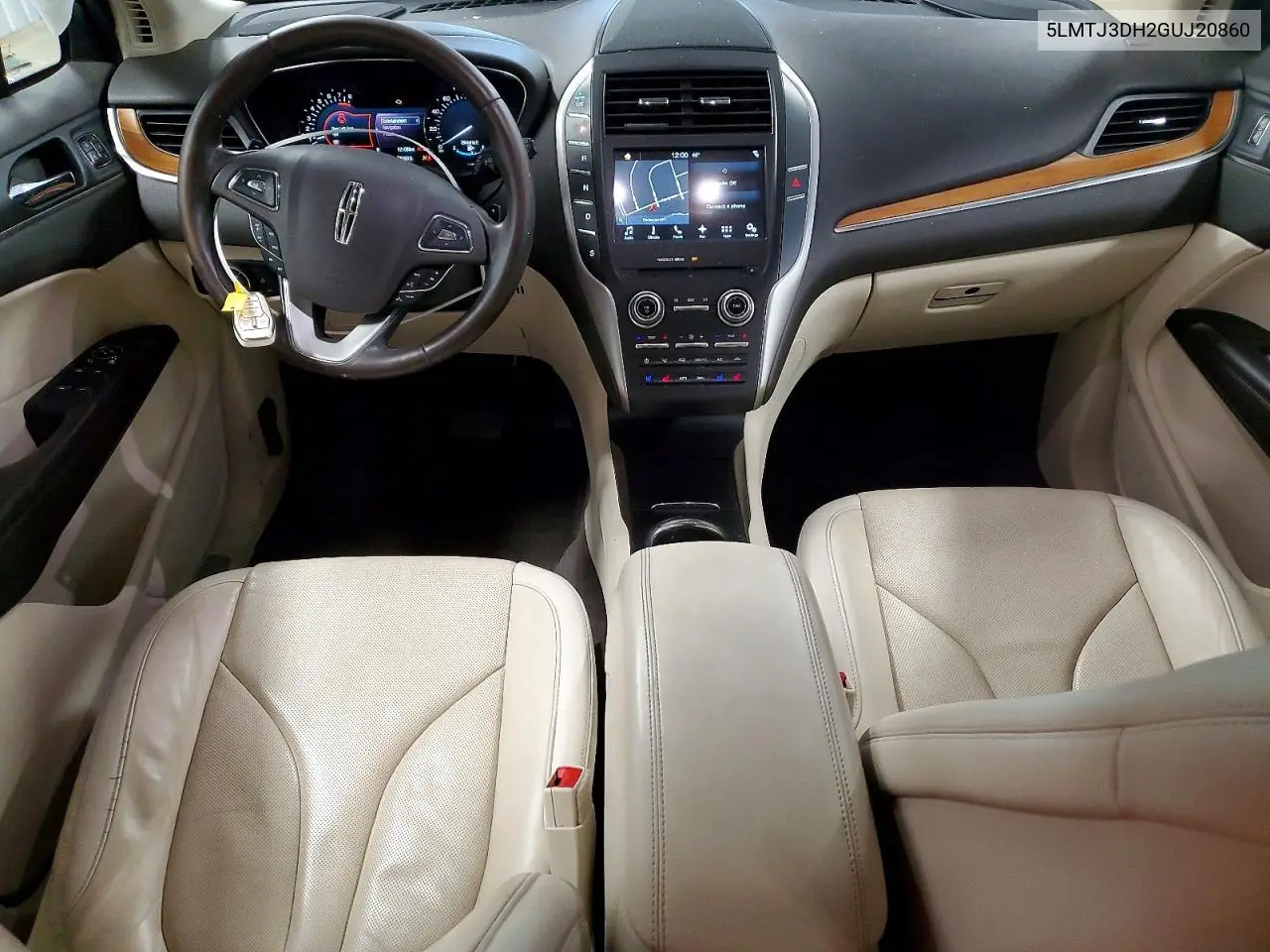 2016 Lincoln Mkc Reserve VIN: 5LMTJ3DH2GUJ20860 Lot: 58801736