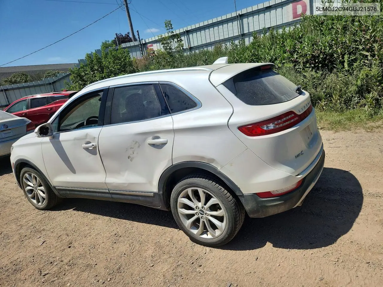 2016 Lincoln Mkc Select VIN: 5LMCJ2C94GUJ21576 Lot: 59254406