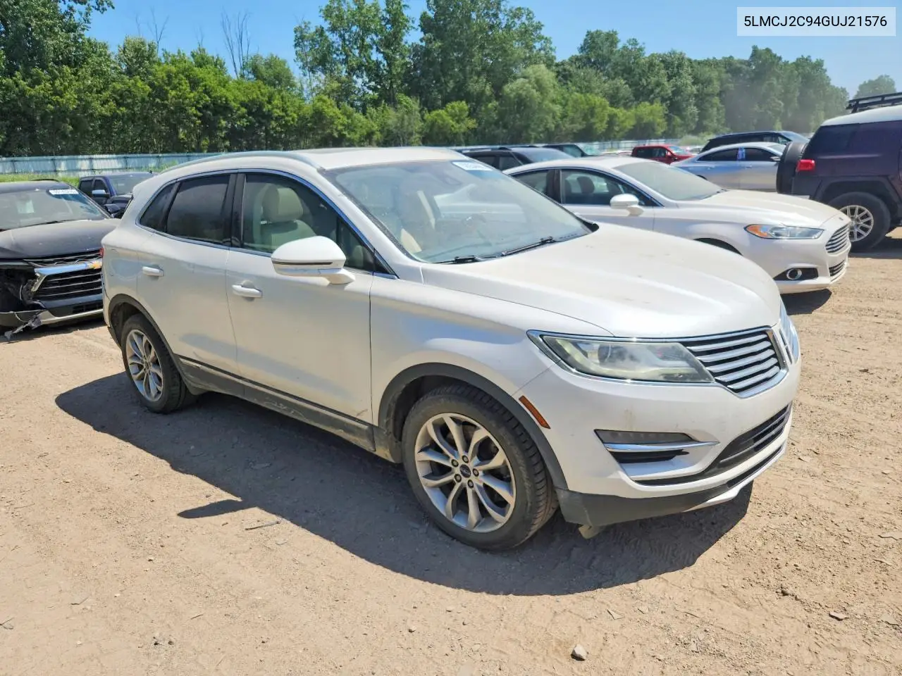 2016 Lincoln Mkc Select VIN: 5LMCJ2C94GUJ21576 Lot: 59254406