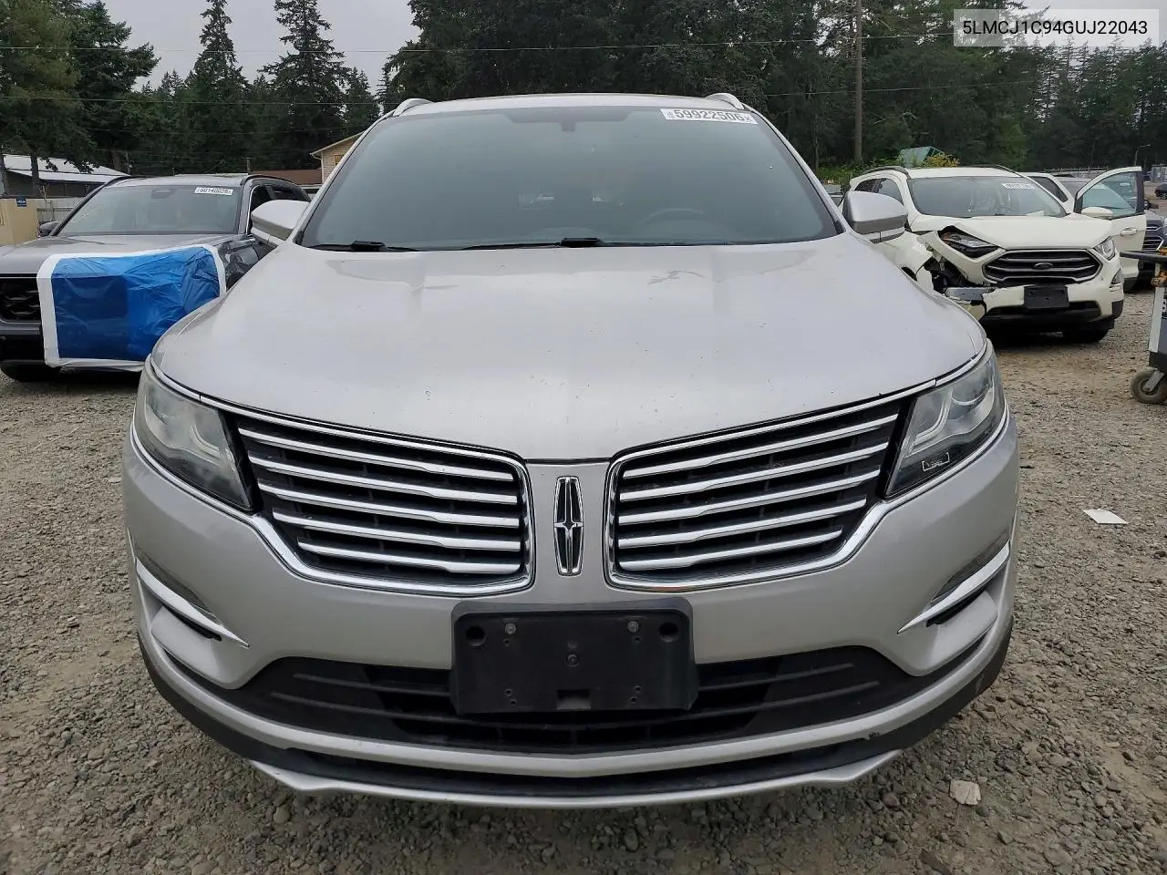 2016 Lincoln Mkc Premiere VIN: 5LMCJ1C94GUJ22043 Lot: 59922506