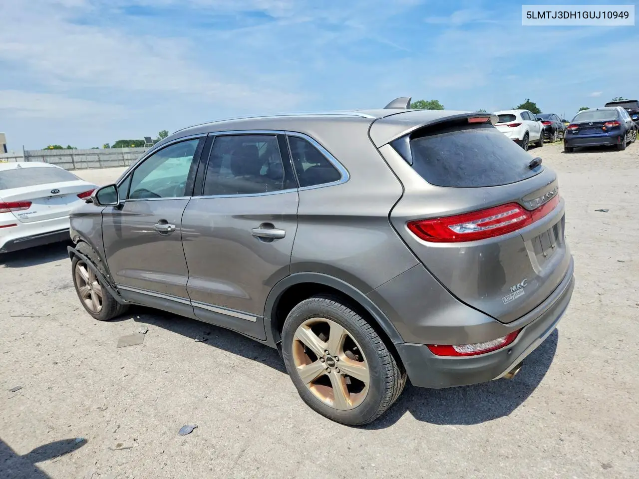 2016 Lincoln Mkc Reserve VIN: 5LMTJ3DH1GUJ10949 Lot: 60042126
