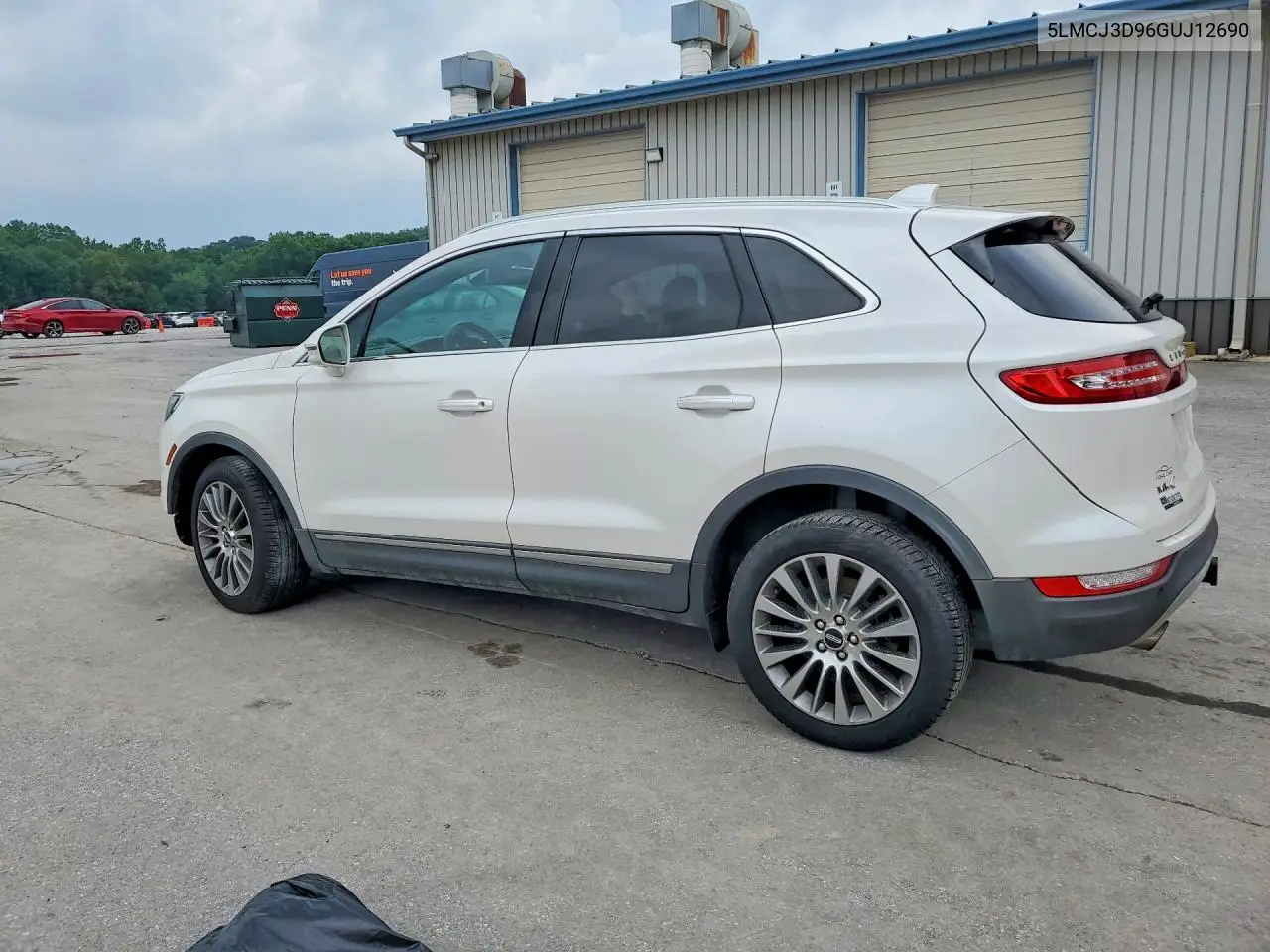 2016 Lincoln Mkc Reserve VIN: 5LMCJ3D96GUJ12690 Lot: 60312446