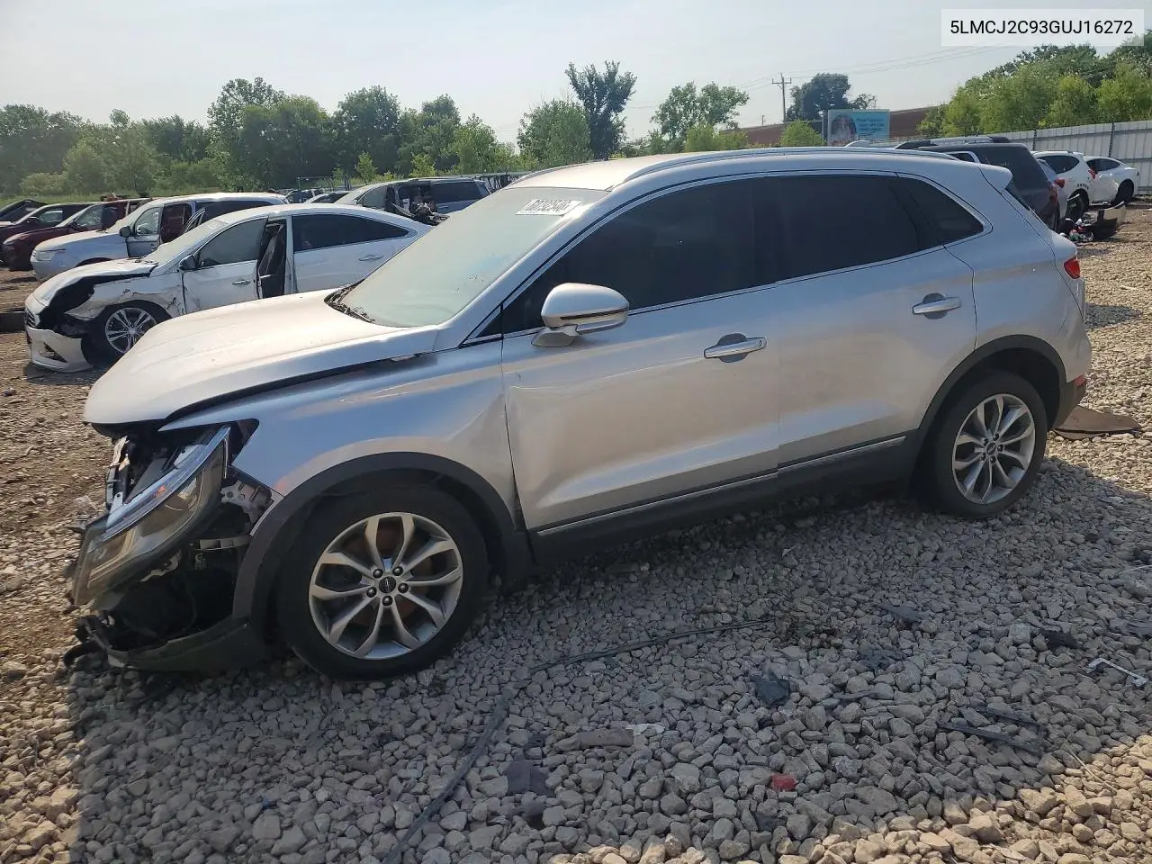 2016 Lincoln Mkc Select VIN: 5LMCJ2C93GUJ16272 Lot: 60792546