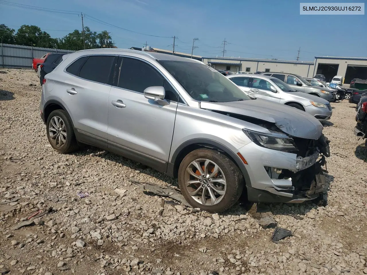 2016 Lincoln Mkc Select VIN: 5LMCJ2C93GUJ16272 Lot: 60792546