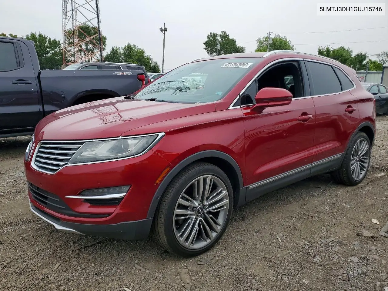 2016 Lincoln Mkc Reserve VIN: 5LMTJ3DH1GUJ15746 Lot: 61798966