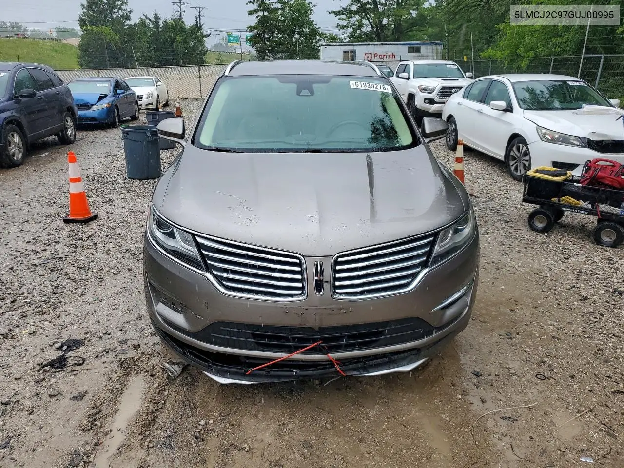 2016 Lincoln Mkc Select VIN: 5LMCJ2C97GUJ00995 Lot: 61939276