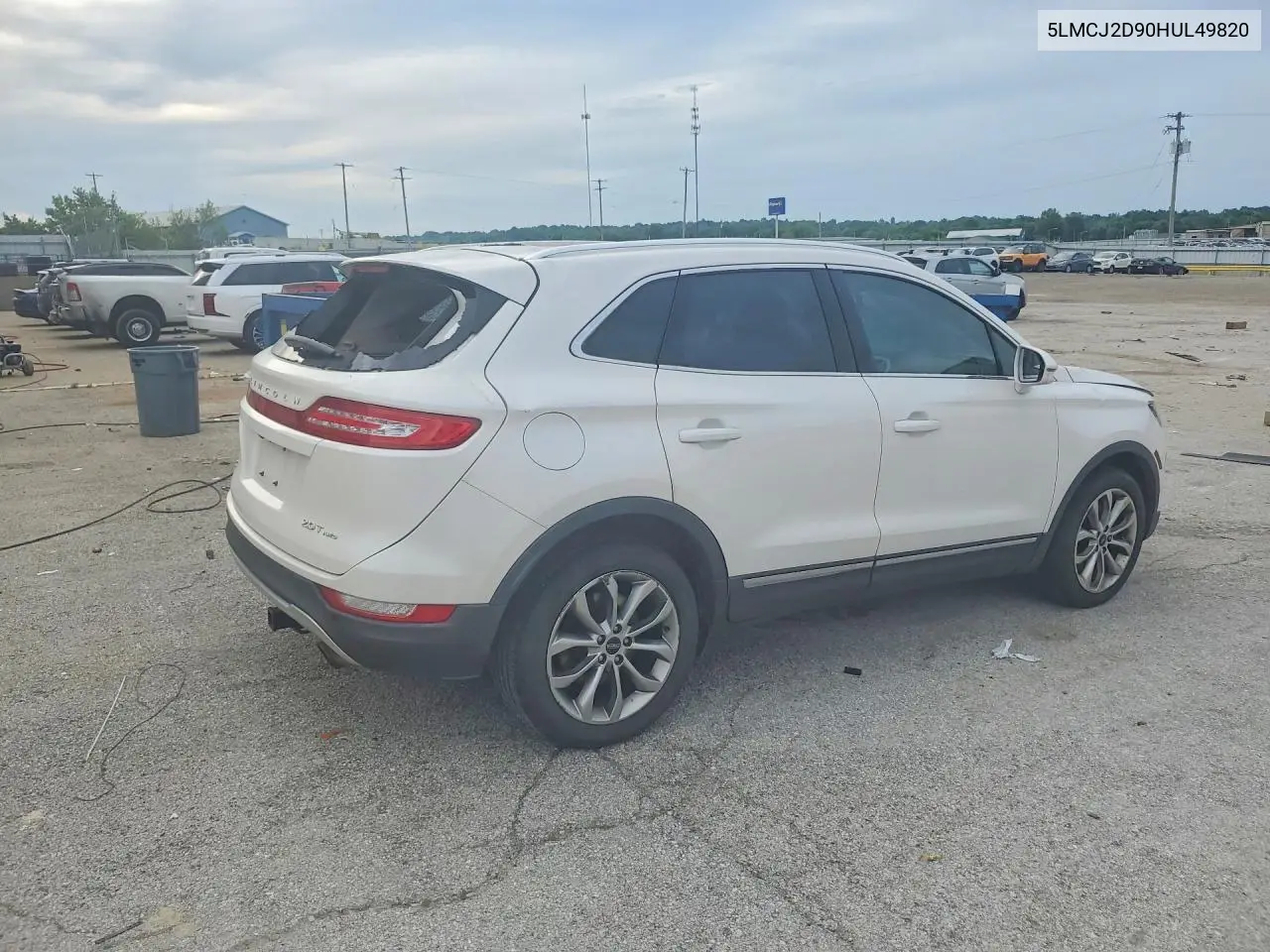2017 Lincoln Mkc Select VIN: 5LMCJ2D90HUL49820 Lot: 55306506