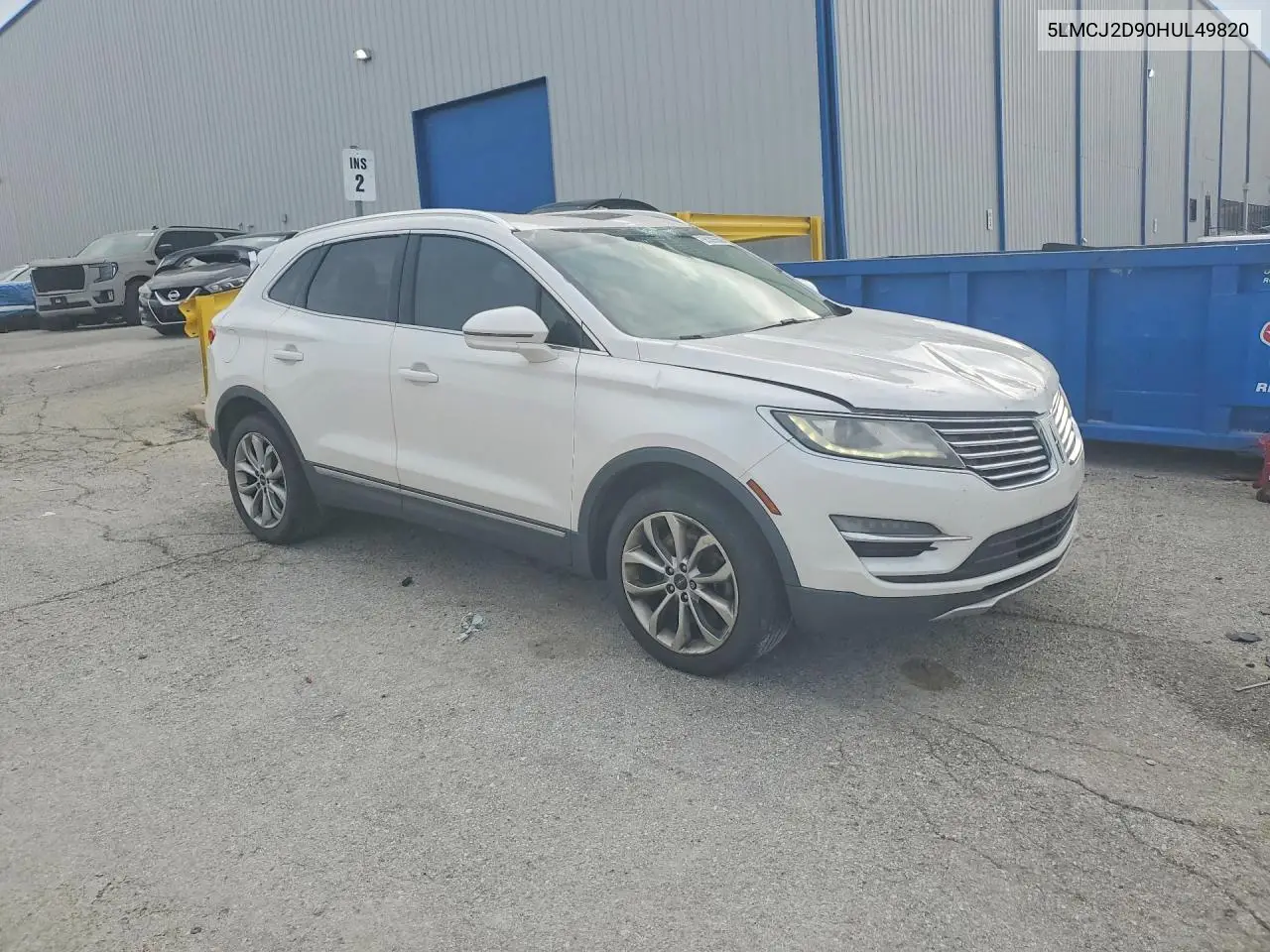 2017 Lincoln Mkc Select VIN: 5LMCJ2D90HUL49820 Lot: 55306506