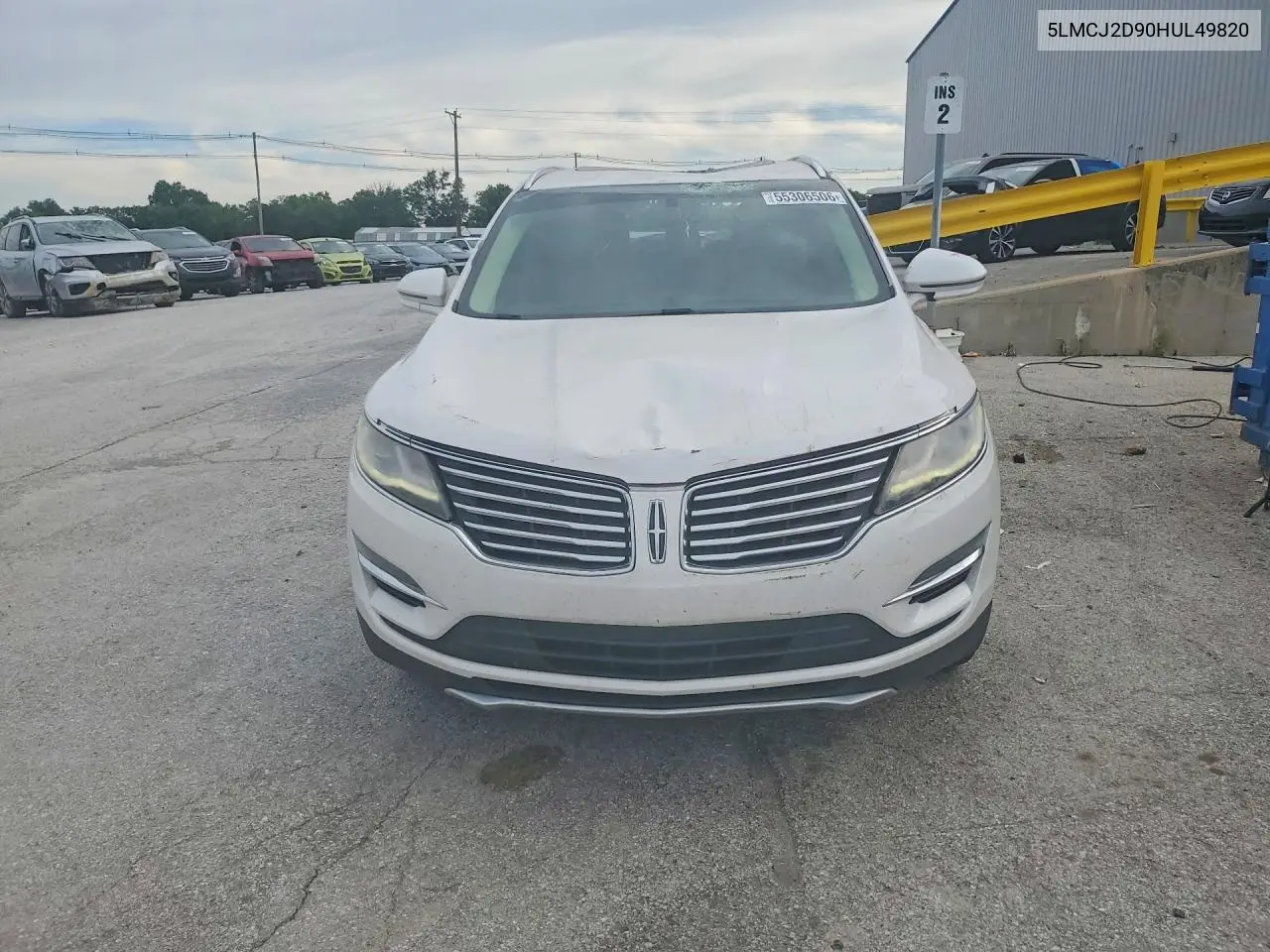 2017 Lincoln Mkc Select VIN: 5LMCJ2D90HUL49820 Lot: 55306506