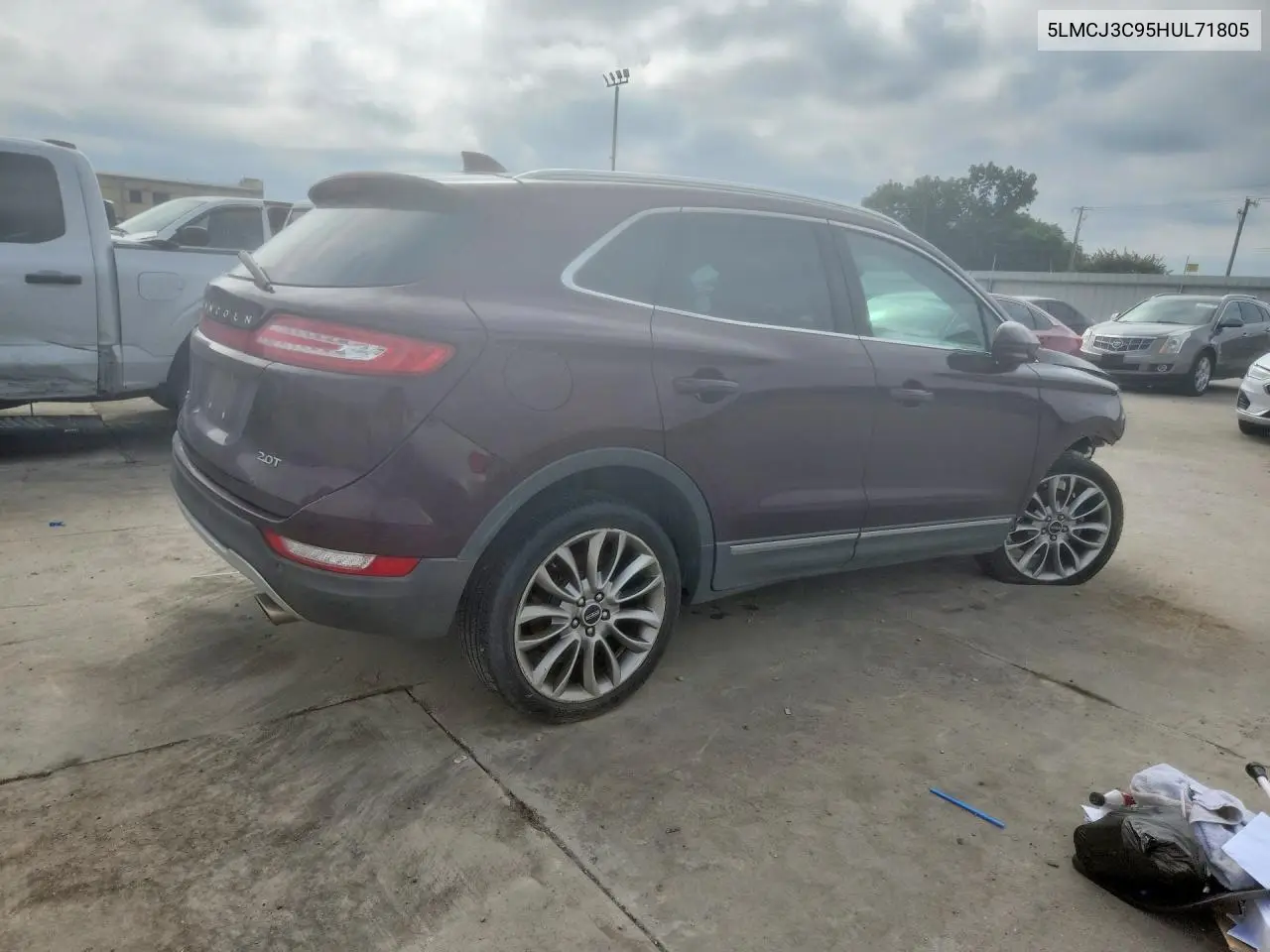 2017 Lincoln Mkc Reserve VIN: 5LMCJ3C95HUL71805 Lot: 55902446