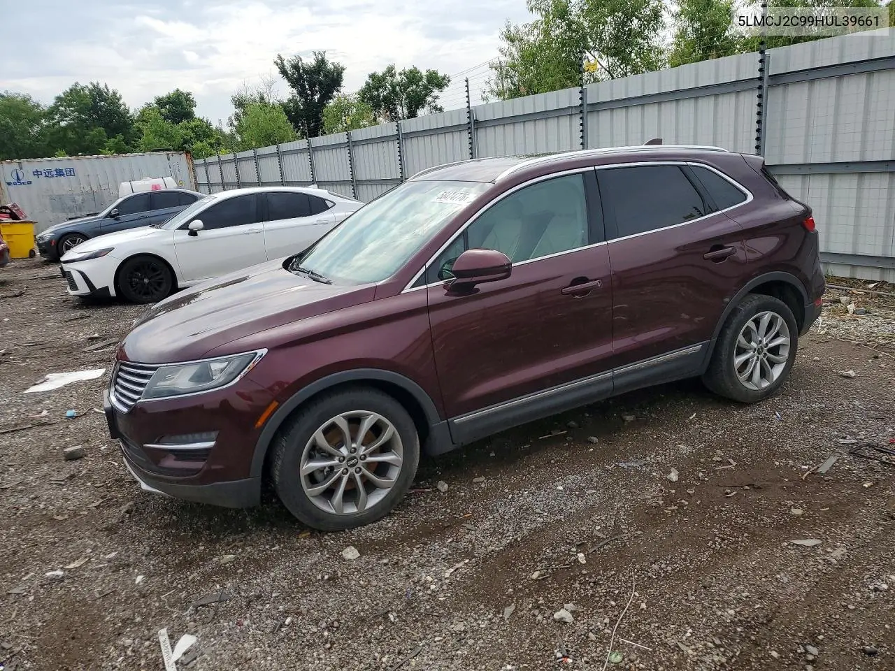 2017 Lincoln Mkc Select VIN: 5LMCJ2C99HUL39661 Lot: 56474776