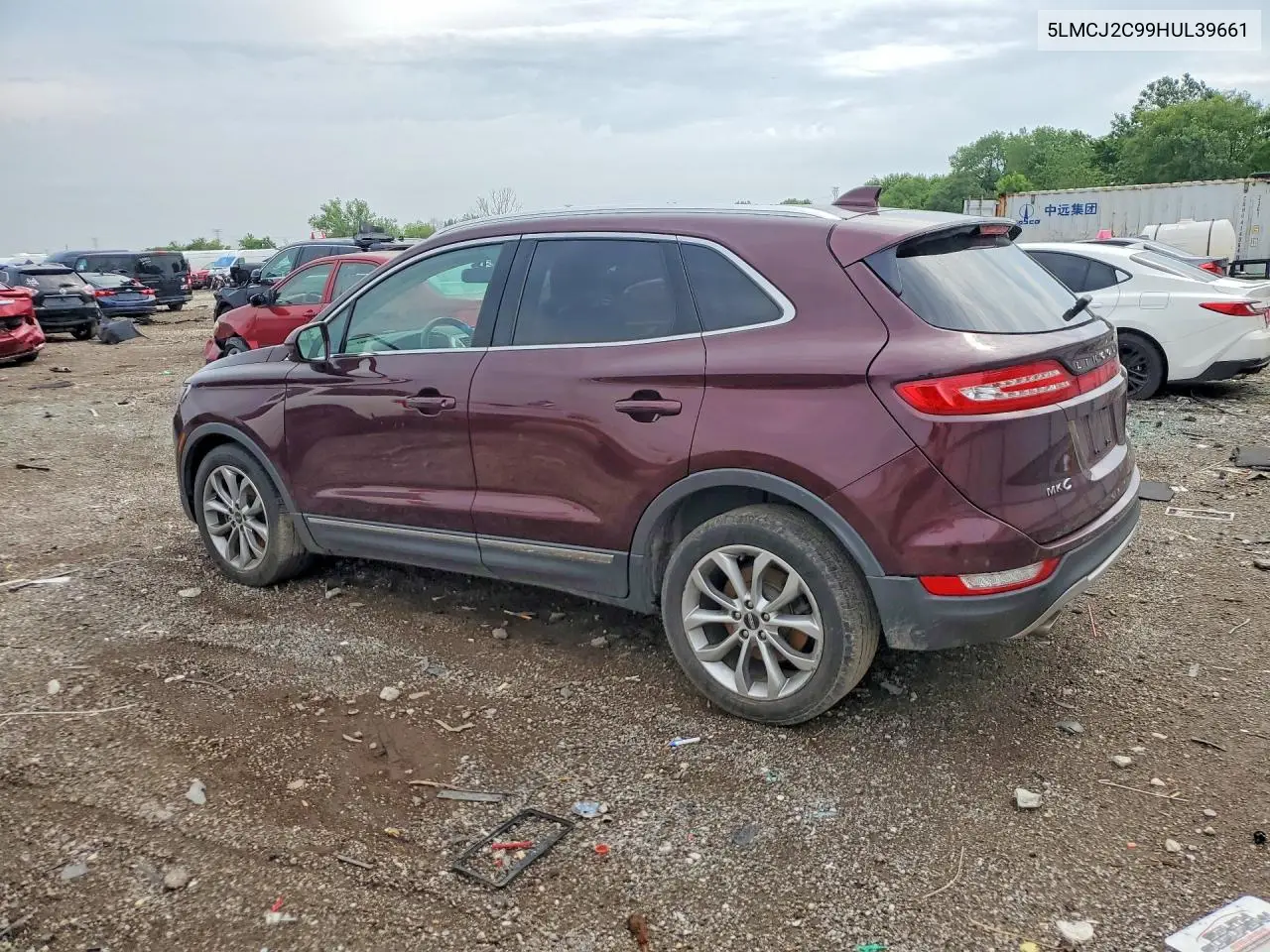 2017 Lincoln Mkc Select VIN: 5LMCJ2C99HUL39661 Lot: 56474776