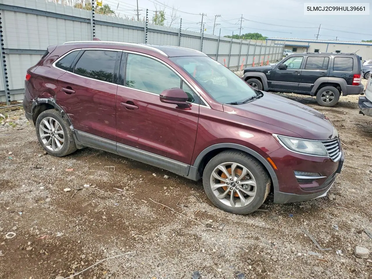 2017 Lincoln Mkc Select VIN: 5LMCJ2C99HUL39661 Lot: 56474776