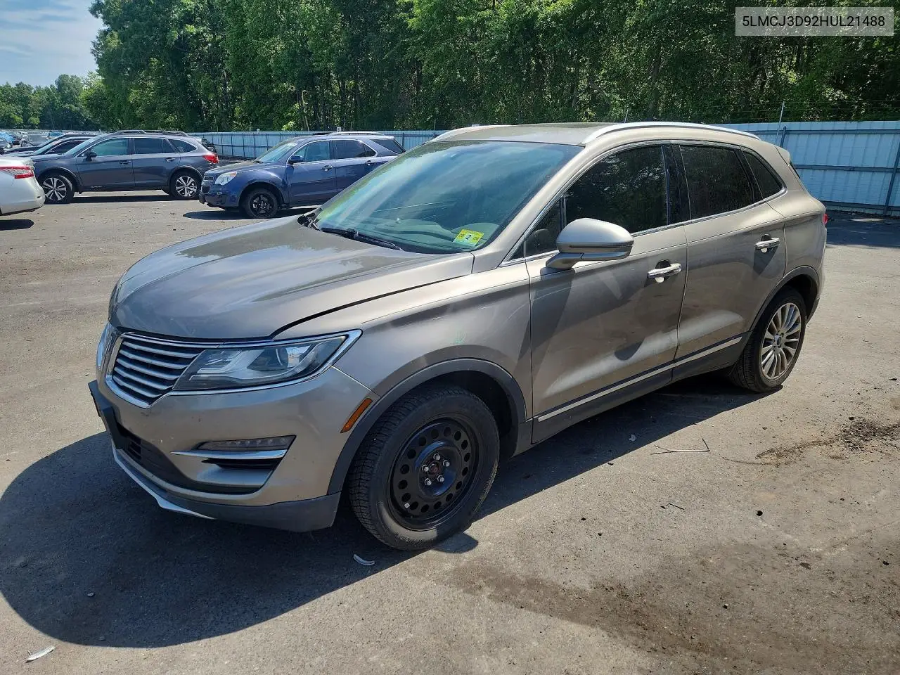 2017 Lincoln Mkc Reserve VIN: 5LMCJ3D92HUL21488 Lot: 56680906
