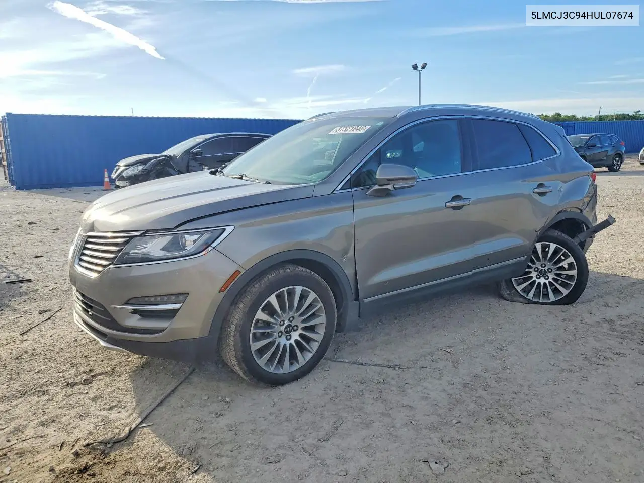 2017 Lincoln Mkc Reserve VIN: 5LMCJ3C94HUL07674 Lot: 57321846