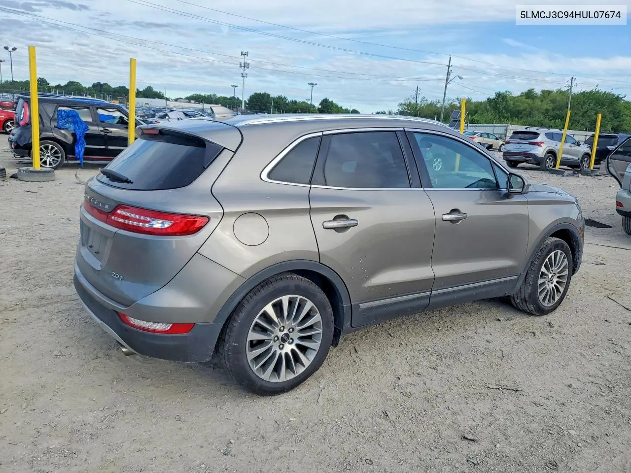 2017 Lincoln Mkc Reserve VIN: 5LMCJ3C94HUL07674 Lot: 57321846