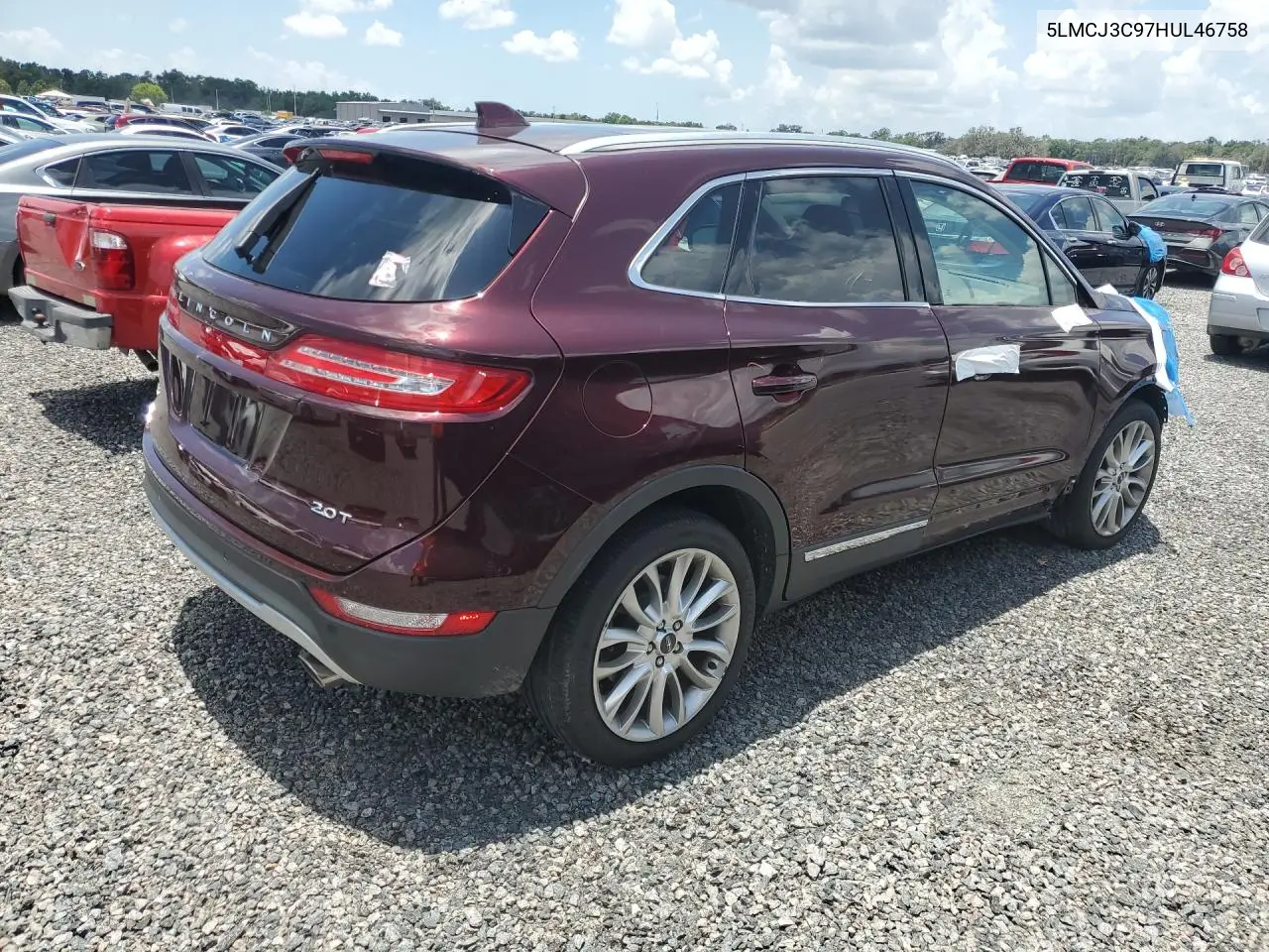 2017 Lincoln Mkc Reserve VIN: 5LMCJ3C97HUL46758 Lot: 57372046