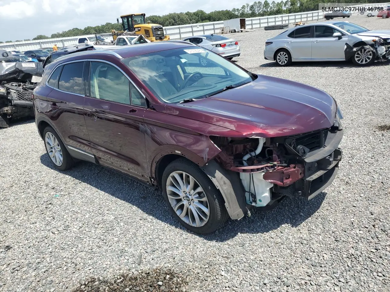 2017 Lincoln Mkc Reserve VIN: 5LMCJ3C97HUL46758 Lot: 57372046