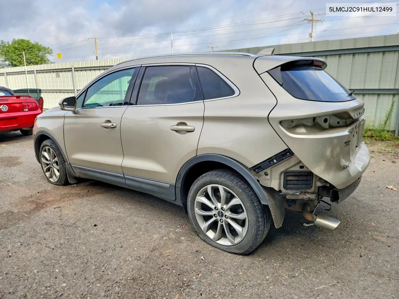 2017 Lincoln Mkc Select VIN: 5LMCJ2C91HUL12499 Lot: 58196116
