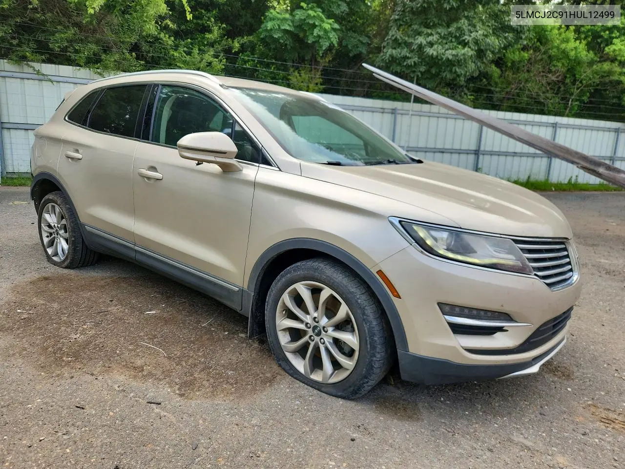 2017 Lincoln Mkc Select VIN: 5LMCJ2C91HUL12499 Lot: 58196116