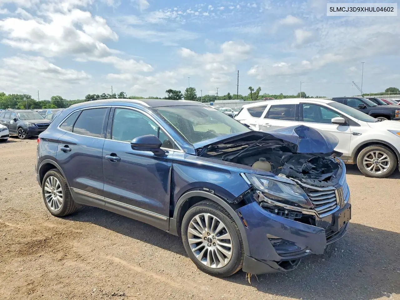 2017 Lincoln Mkc Reserve VIN: 5LMCJ3D9XHUL04602 Lot: 58724476