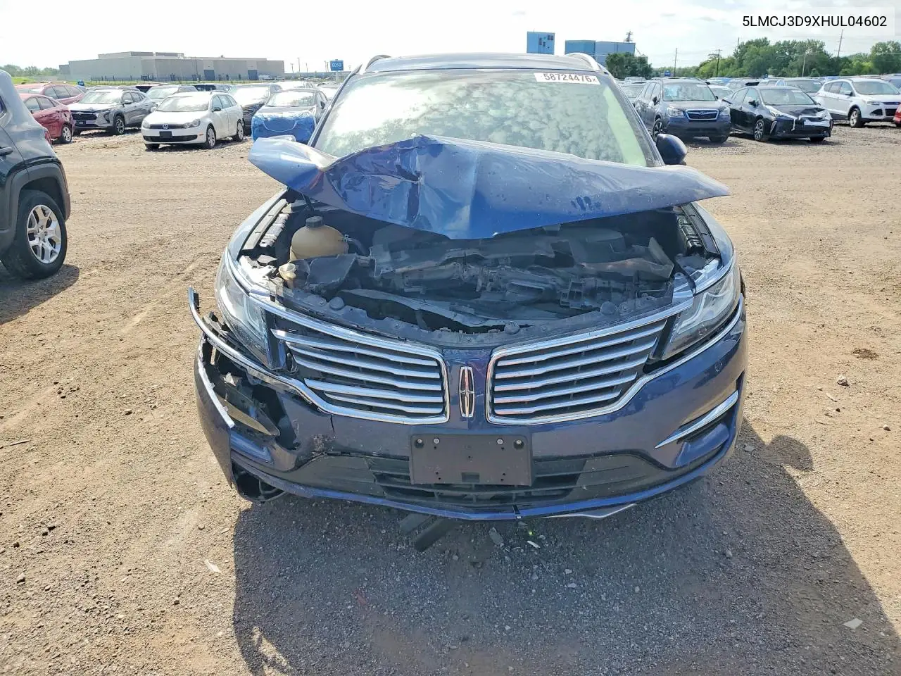 2017 Lincoln Mkc Reserve VIN: 5LMCJ3D9XHUL04602 Lot: 58724476