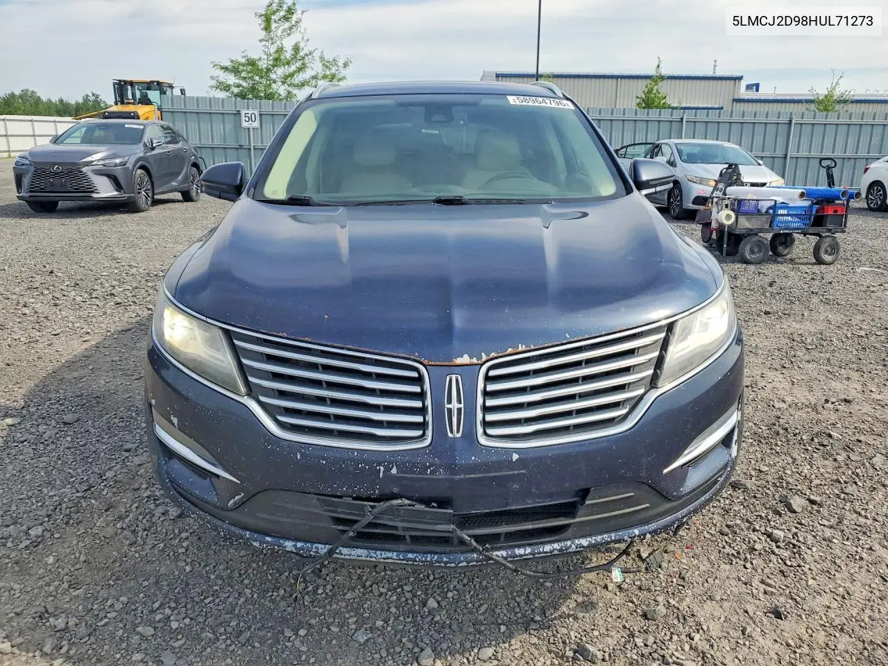 2017 Lincoln Mkc VIN: 5LMCJ2D98HUL71273 Lot: 58964796