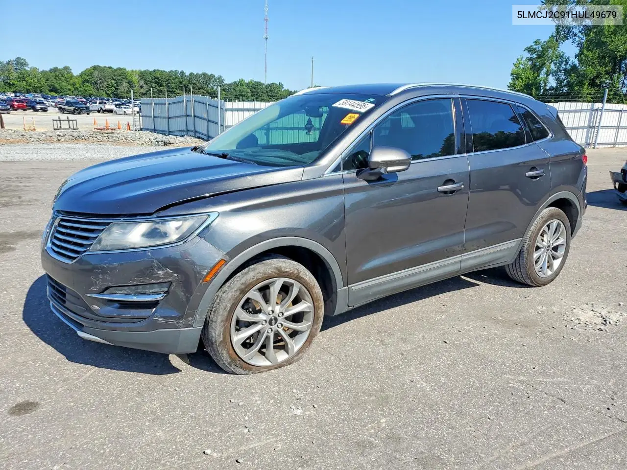 2017 Lincoln Mkc Select VIN: 5LMCJ2C91HUL49679 Lot: 59144596