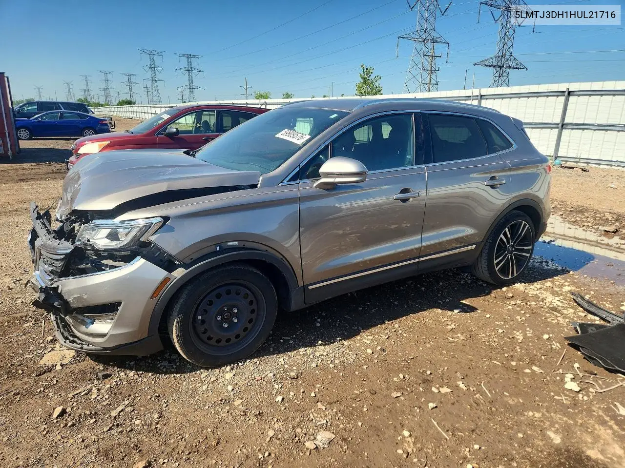 2017 Lincoln Mkc Reserve VIN: 5LMTJ3DH1HUL21716 Lot: 59909576