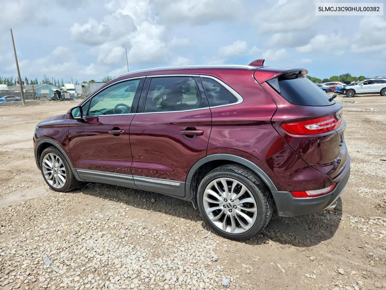 2017 Lincoln Mkc Reserve VIN: 5LMCJ3C90HUL00382 Lot: 60195796