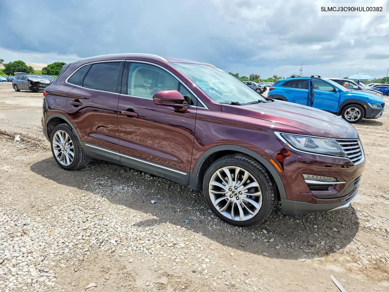 2017 Lincoln Mkc Reserve VIN: 5LMCJ3C90HUL00382 Lot: 60195796