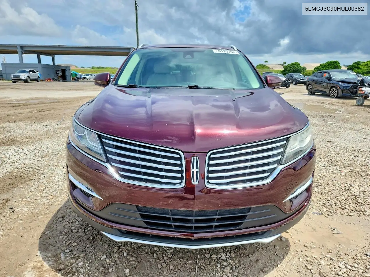 2017 Lincoln Mkc Reserve VIN: 5LMCJ3C90HUL00382 Lot: 60195796