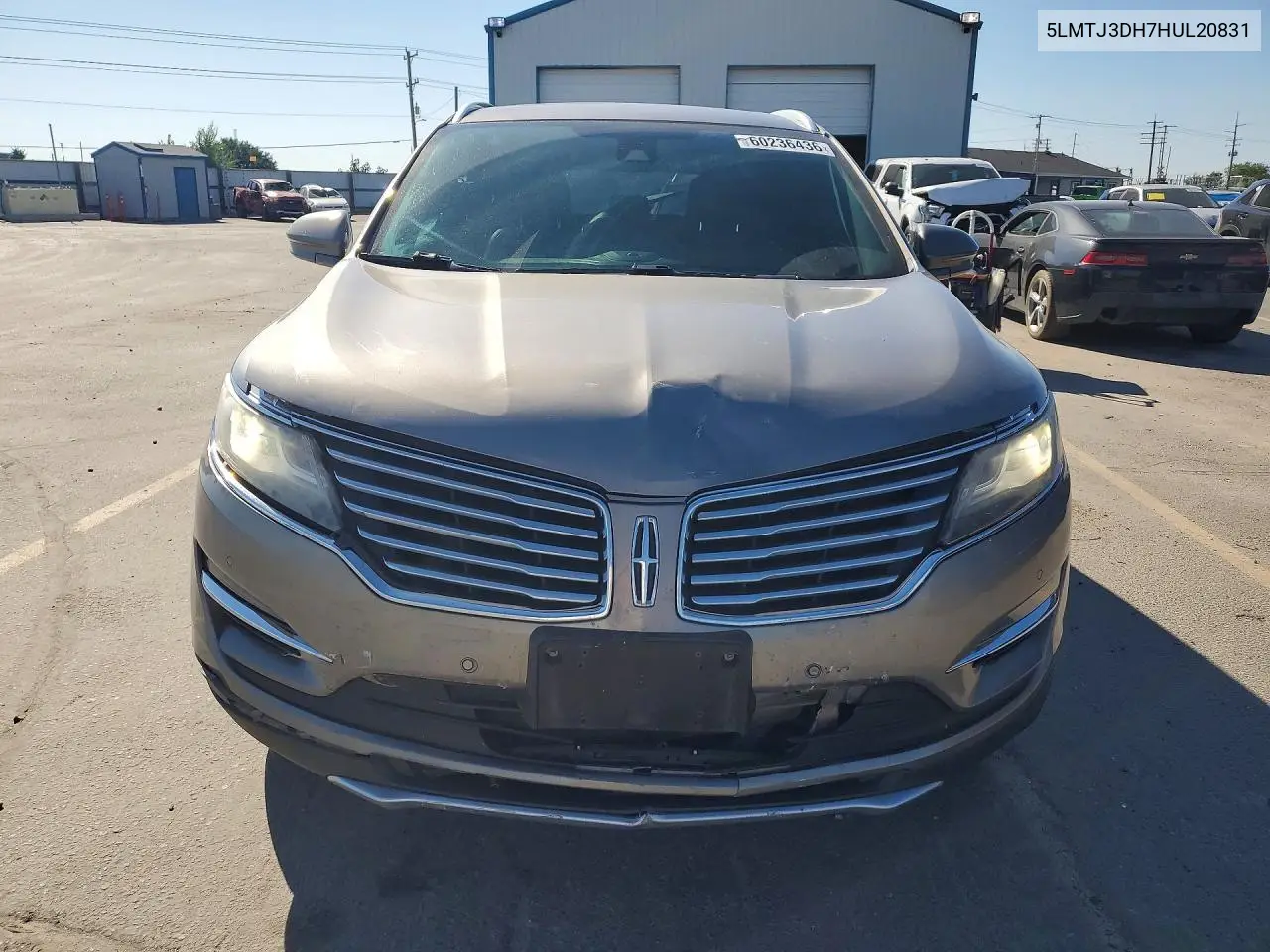 2017 Lincoln Mkc Reserve VIN: 5LMTJ3DH7HUL20831 Lot: 60236436
