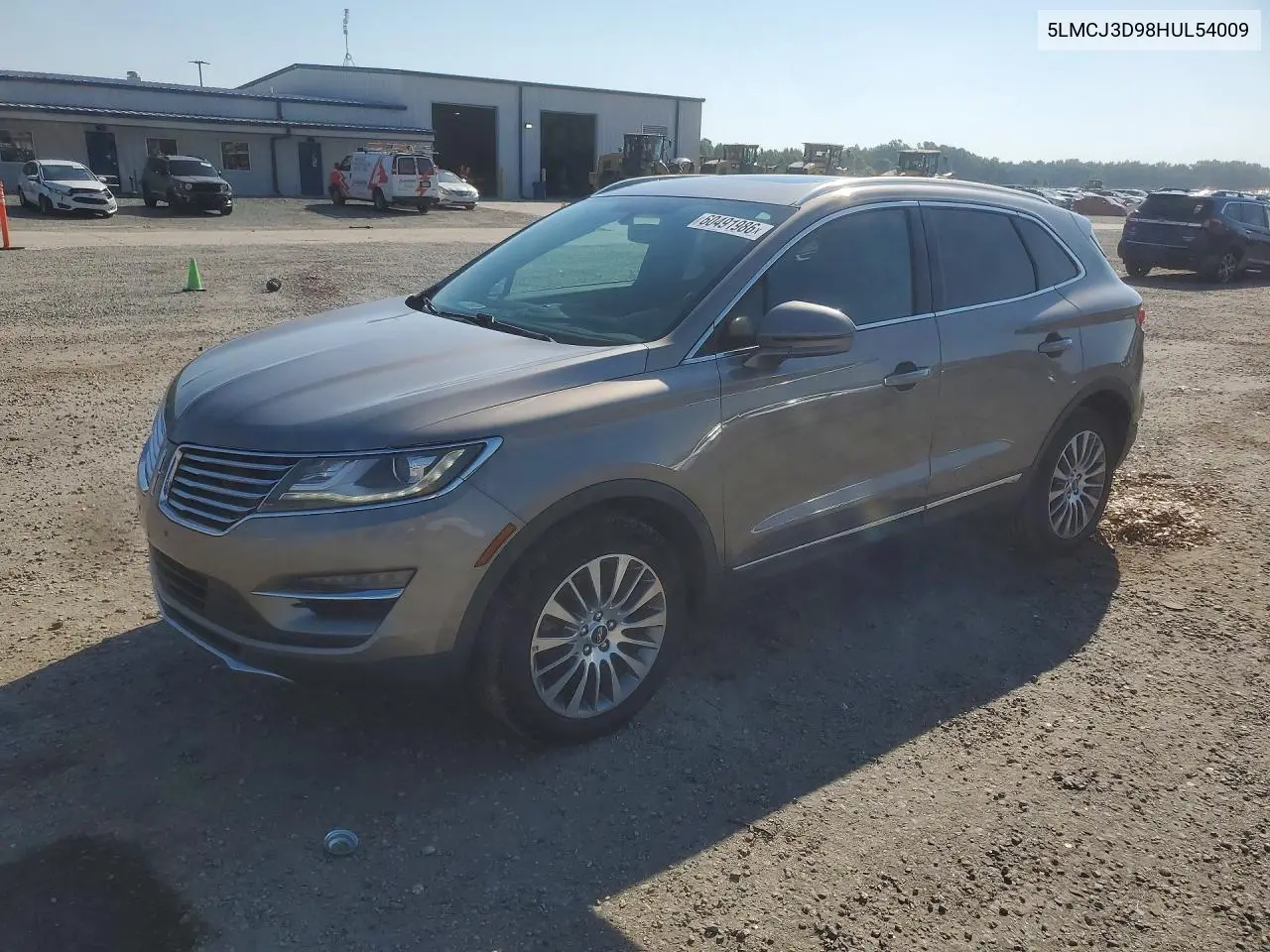 2017 Lincoln Mkc Reserve VIN: 5LMCJ3D98HUL54009 Lot: 60491986