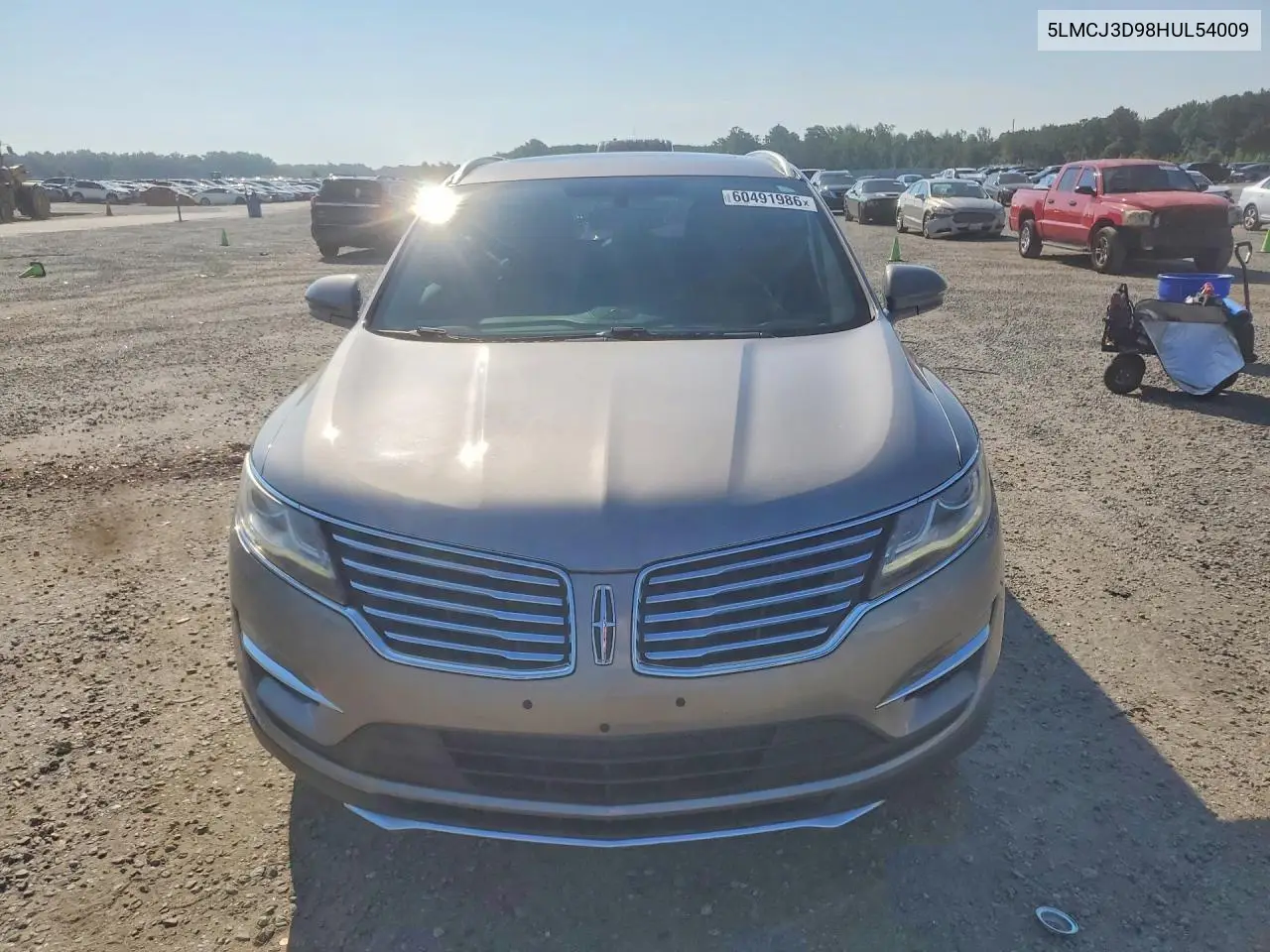 2017 Lincoln Mkc Reserve VIN: 5LMCJ3D98HUL54009 Lot: 60491986