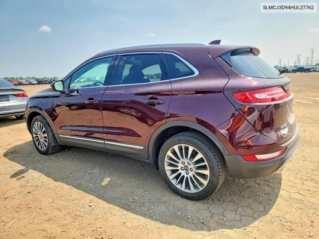 2017 Lincoln Mkc Reserve VIN: 5LMCJ3D94HUL27762 Lot: 60948896