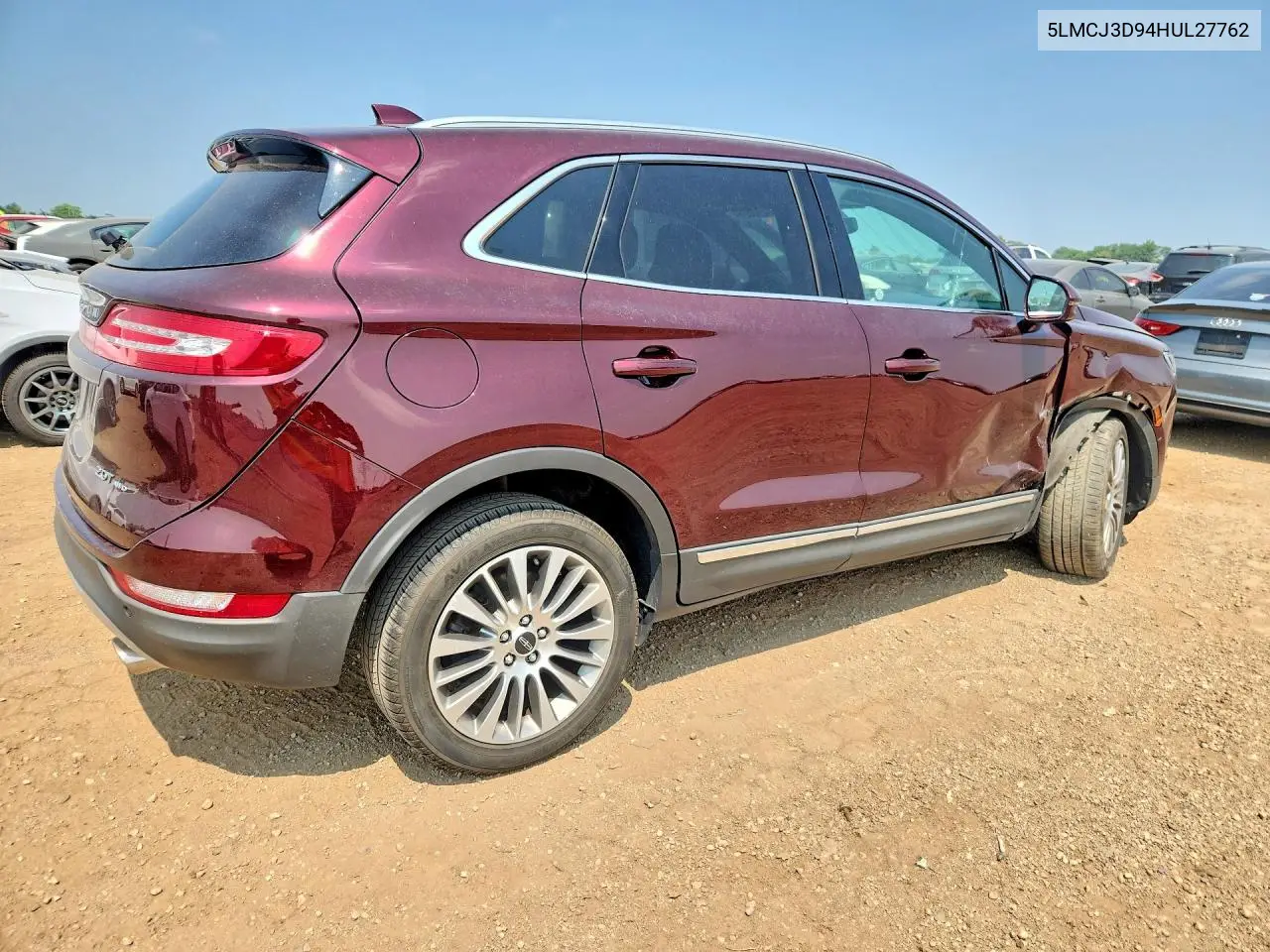 2017 Lincoln Mkc Reserve VIN: 5LMCJ3D94HUL27762 Lot: 60948896