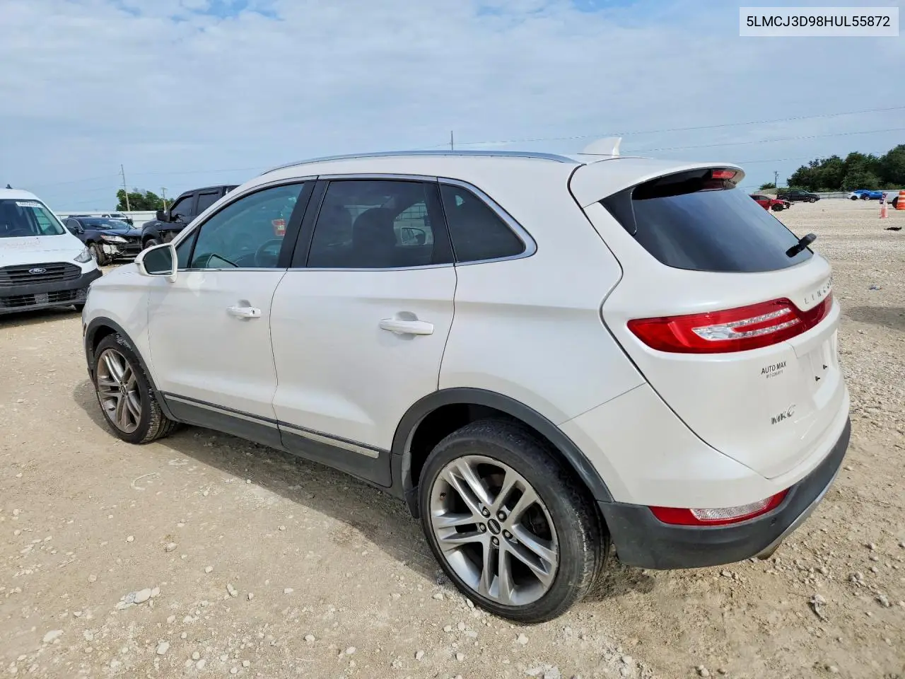 2017 Lincoln Mkc VIN: 5LMCJ3D98HUL55872 Lot: 60954956