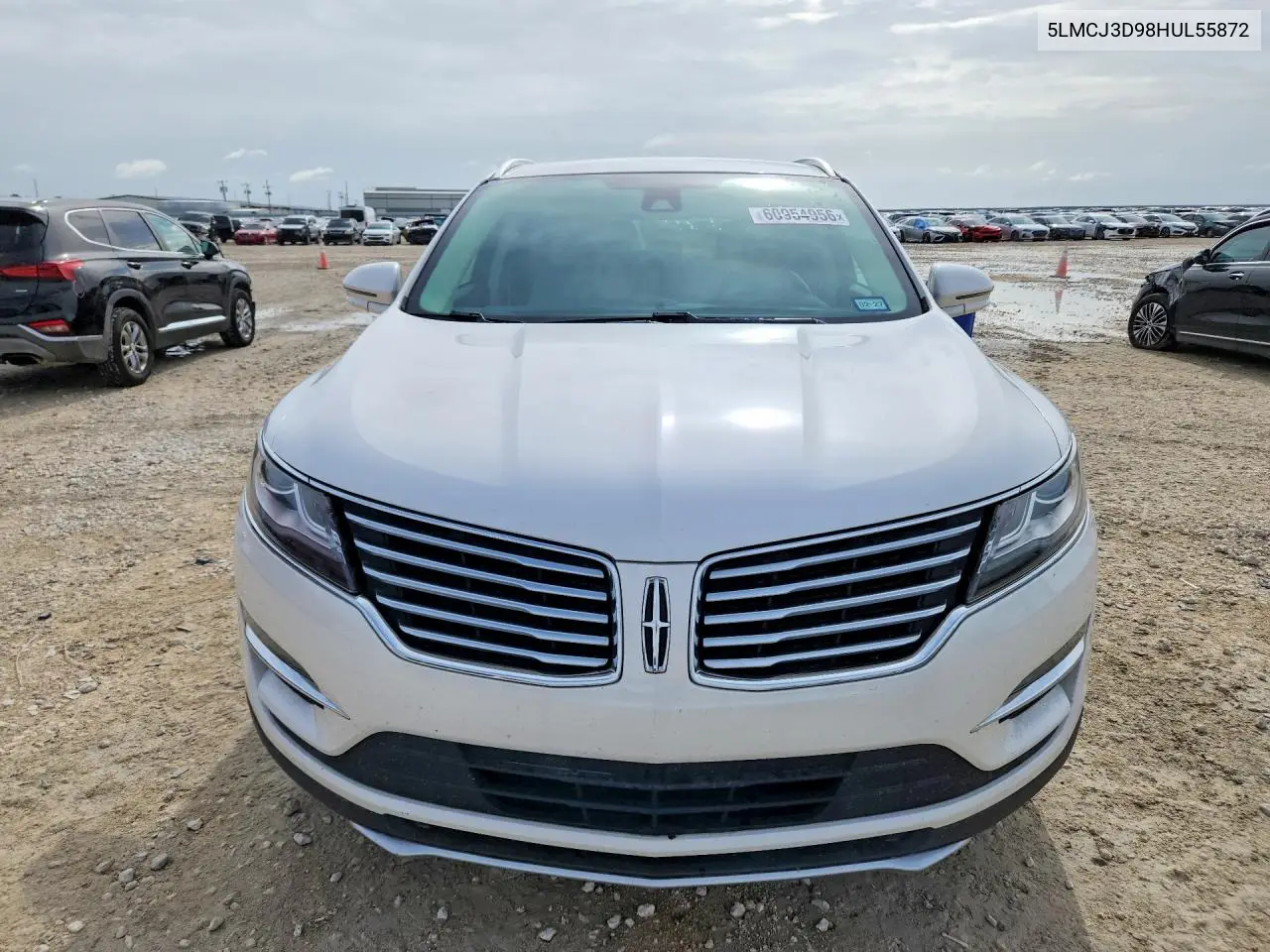 2017 Lincoln Mkc VIN: 5LMCJ3D98HUL55872 Lot: 60954956