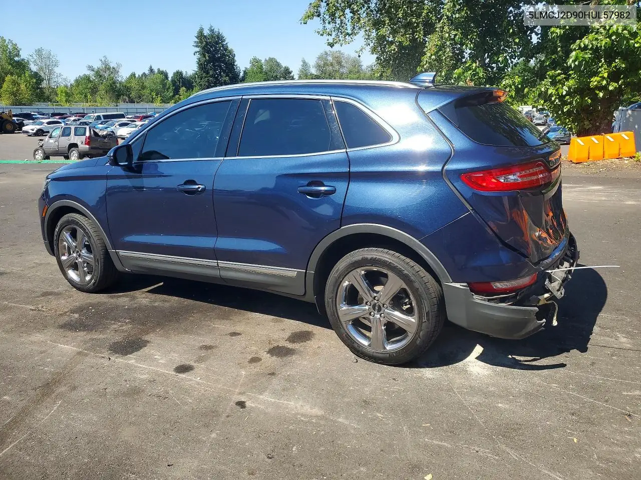 2017 Lincoln Mkc Select VIN: 5LMCJ2D90HUL57982 Lot: 61150726