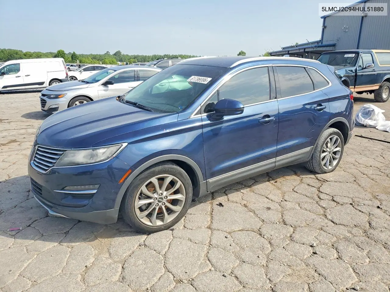 2017 Lincoln Mkc Select VIN: 5LMCJ2C94HUL51880 Lot: 61796996