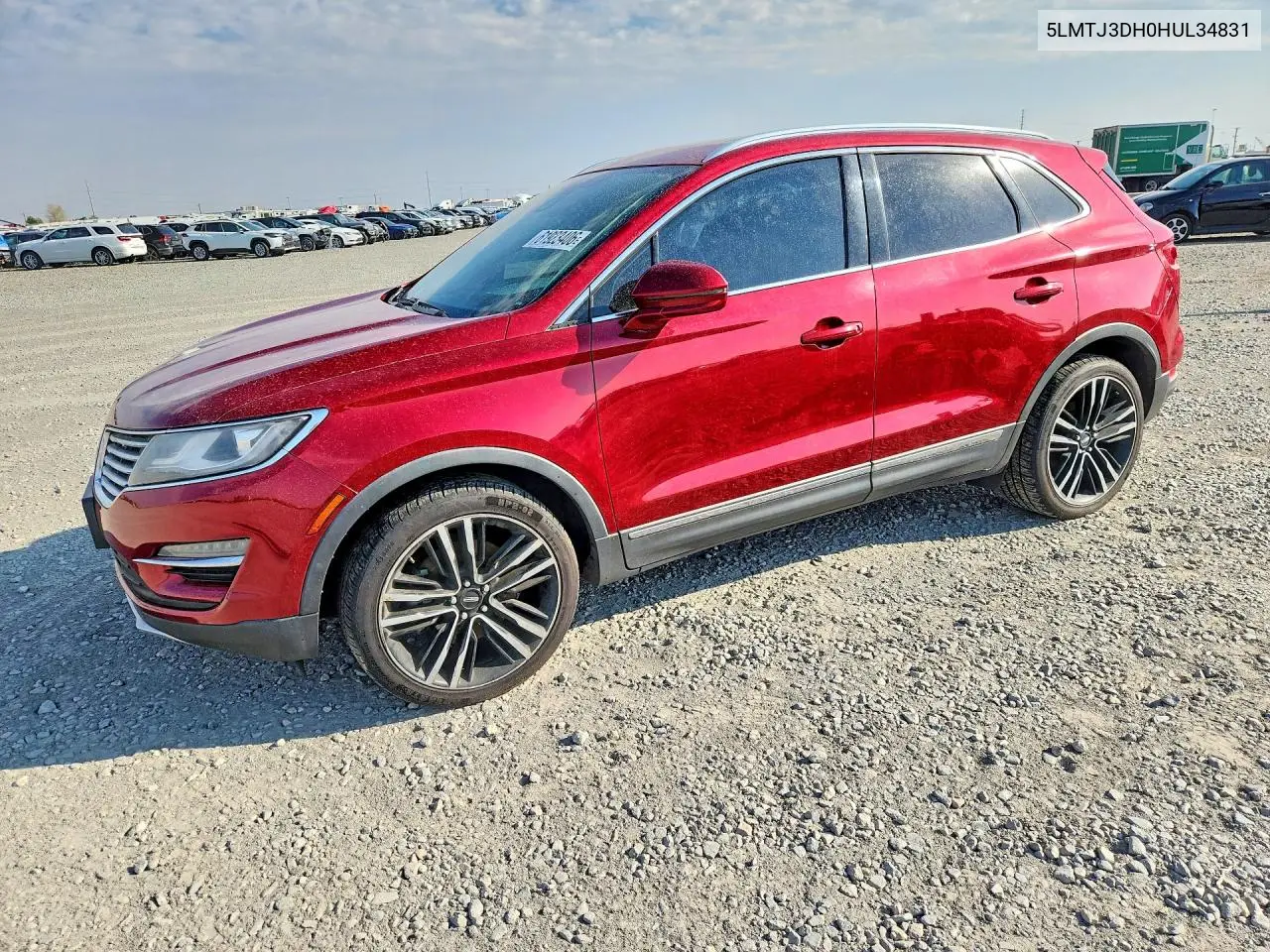 2017 Lincoln Mkc Reserve VIN: 5LMTJ3DH0HUL34831 Lot: 61923406
