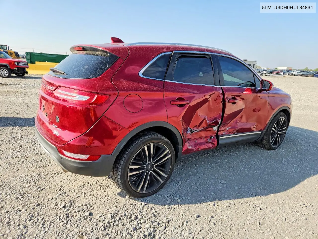 2017 Lincoln Mkc Reserve VIN: 5LMTJ3DH0HUL34831 Lot: 61923406