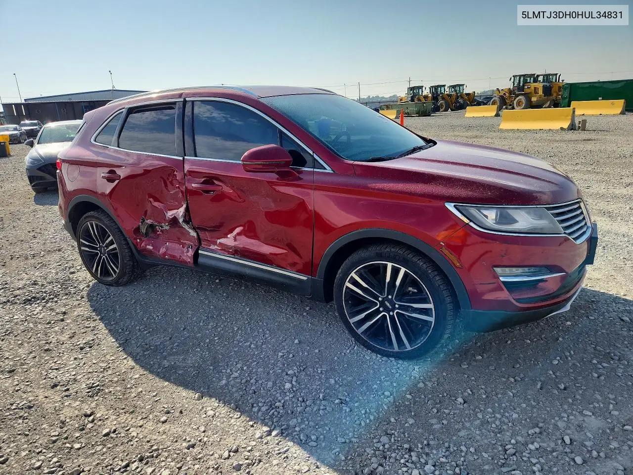 2017 Lincoln Mkc Reserve VIN: 5LMTJ3DH0HUL34831 Lot: 61923406