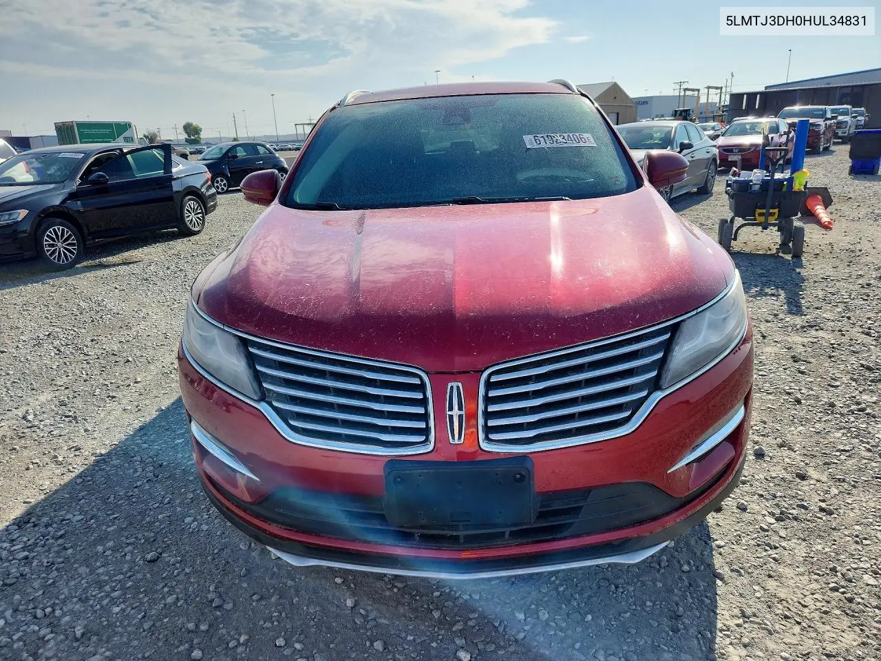 2017 Lincoln Mkc Reserve VIN: 5LMTJ3DH0HUL34831 Lot: 61923406